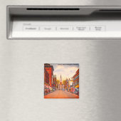 ヴィンテージ教会通り、バーリントン、VT マグネット (インサイチュ (食洗機))