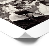 ヴィンテージ教室のシーンフォトプリント ポスター (角)