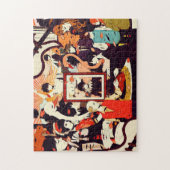 ヴィンテージ数々の人間キャラクターユーモアパーティー ジグソーパズル (縦)