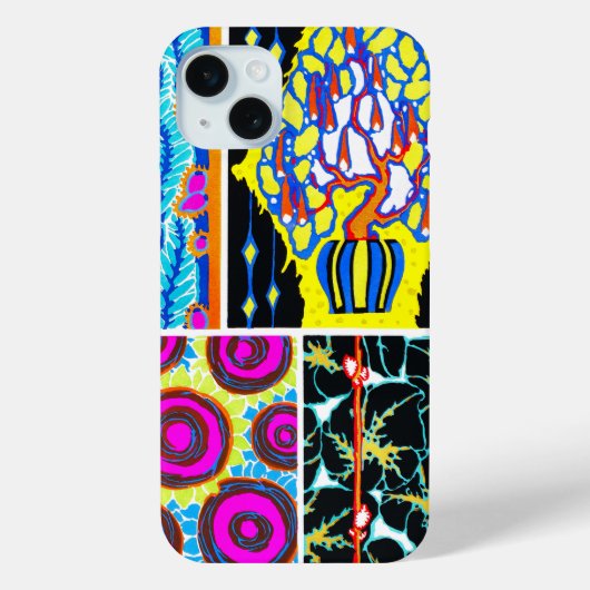 ヴィンテージ数々の型の電話ケース Case-Mate iPhoneケース (裏面)