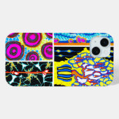 ヴィンテージ数々の型の電話ケース Case-Mate iPhoneケース (裏面 (横))