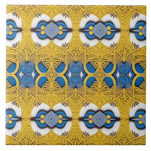 ヴィンテージ数々の色のクラシック模様のセラミックタイル タイル (正面)