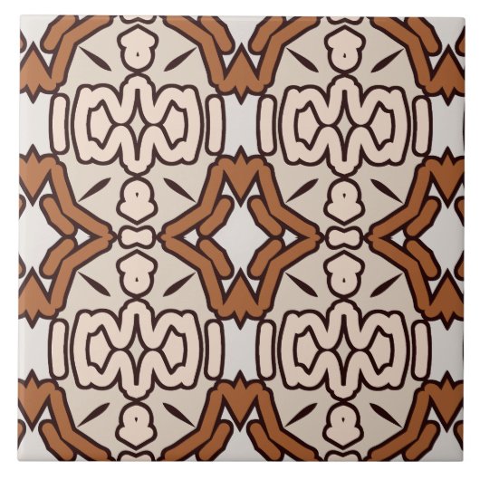 ヴィンテージ数々の色のデザイン タイル (正面)