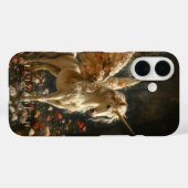 ヴィンテージ数々の色の羽の付いた妖精のユニコーン Case-Mate iPhoneケース (裏面 (横))