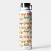 ヴィンテージ数々の色の車型 ウォーターボトル (背面)