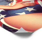 ヴィンテージ整備士のピンアップ ポスター (角)