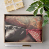 ヴィンテージ整備士のピンアップ 薄葉紙 (ギフト)