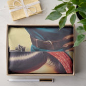 ヴィンテージ整備士のピンアップ 薄葉紙 (ギフト)