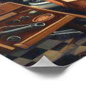 ヴィンテージ整備士ピン留め ポスター (角)