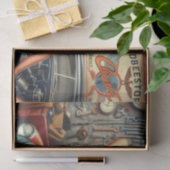 ヴィンテージ整備士ピン留め 薄葉紙 (ギフト)