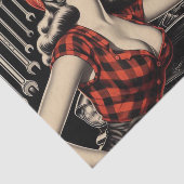 ヴィンテージ整備士ピン留め 薄葉紙 (詳細)