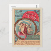 ヴィンテージ整髪製品広告 ポストカード (正面/裏面)