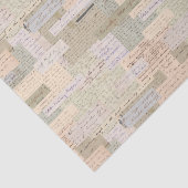 ヴィンテージ文字エフェメラ 薄葉紙 (詳細)