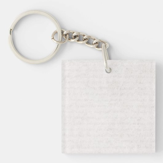 ヴィンテージ文字フランスの背景紙テンプレート キーホルダー (正面)