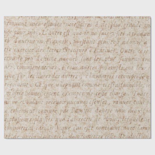 ヴィンテージ文字フランスの背景紙テンプレート ラッピングペーパー (フラット)