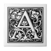 ヴィンテージ文字「A」 タイル (正面)