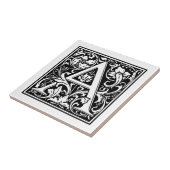 ヴィンテージ文字「A」 タイル (側面)