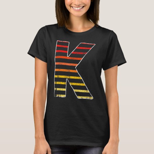 ヴィンテージ文字K Tシャツ (正面)