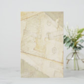 ヴィンテージ文房具 便箋 (スタンド正面)