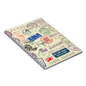 ヴィンテージ文書：スタンプセット収集。 ノートブック (右側)