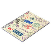 ヴィンテージ文書：スタンプセット収集。 ノートブック (左側)