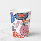 ヴィンテージ文紅型：小さくらんぼの花… 紙コップ (裏面)