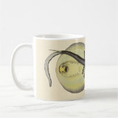 ヴィンテージ斑点アカエイ、海洋海動物 コーヒーマグカップ (左)