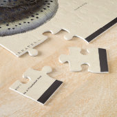 ヴィンテージ斑点アカエイ、海洋海動物 ジグソーパズル (側面)