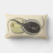 ヴィンテージ斑点アカエイ、海洋海動物 ランバークッション (正面)