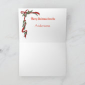 ヴィンテージ斑米紙の揺れ馬 シーズンカード (内部)