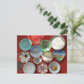 ヴィンテージ料理はがき ポストカード (スタンド正面)