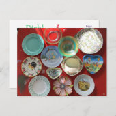 ヴィンテージ料理はがき ポストカード (正面/裏面)