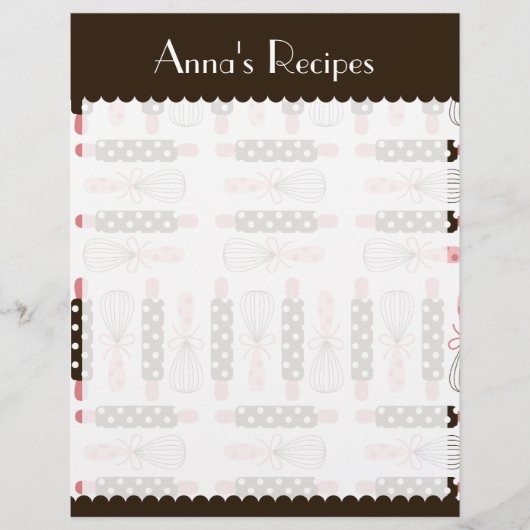 ヴィンテージ料理器具レシピカード (正面)