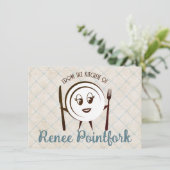 ヴィンテージ料理料理ベーキング料理本レシピカード 招待状 (スタンド正面)