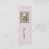 ヴィンテージ新しいフレームリーダフォトギフトブックマーク スキニー名刺 (正面)