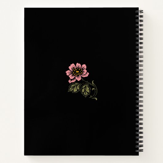 ヴィンテージ新しいフローラ植物園雑誌 ノートブック (裏面)