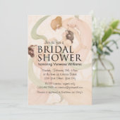 ヴィンテージ新しいマイフライブライダルシャワー 招待状 (スタンド正面)