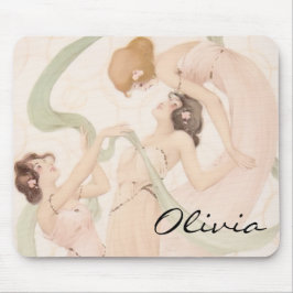 ヴィンテージ新しいマイフライ(モノグラム) マウスパッド