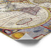 ヴィンテージ新しい世界地図 ポスター (角)