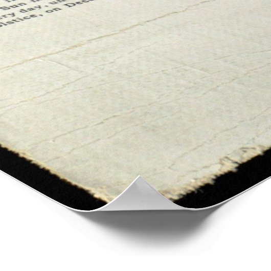 ヴィンテージ新しい世界標準地図 ポスター (角)