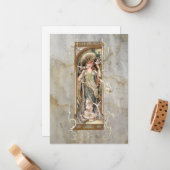 ヴィンテージ新しい美しい ノートカード (正面/裏面インサイチュ)