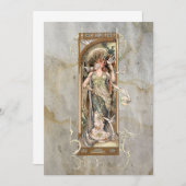 ヴィンテージ新しい美しい ノートカード (正面/裏面)