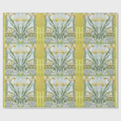 ヴィンテージ新しい花園 ラッピングペーパー (フラット)