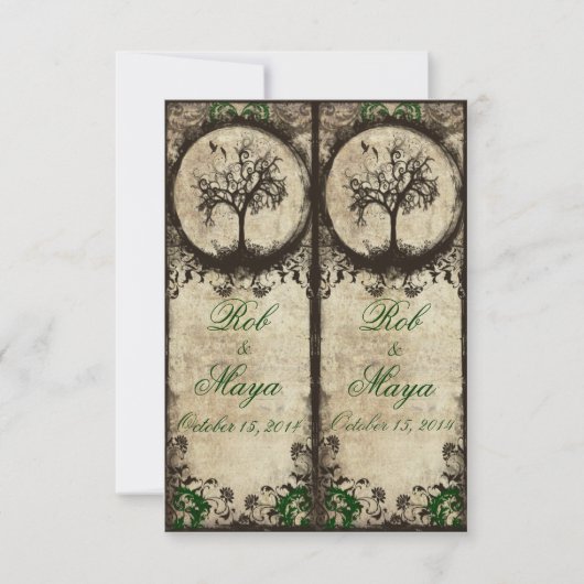 ヴィンテージ新しいLife Bookmarks結婚式の引き出物 (正面)