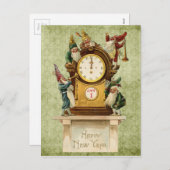 ヴィンテージ新し年格言 シーズンポストカード (正面/裏面)