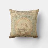 ヴィンテージ新ホーム裁縫機 クッション (裏面)