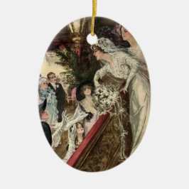 ヴィンテージ新婚ビクトリアン嫁Tosingブーケ セラミックオーナメント