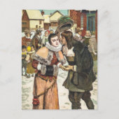 ヴィンテージ新年お祝い シーズンポストカード (正面)