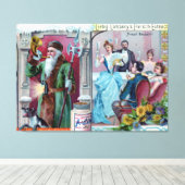 ヴィンテージ新年お祝い：リービッ広告グ キャンバスプリント (インサイチュ (ウッドフロア))