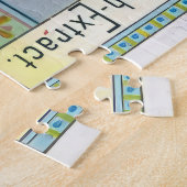 ヴィンテージ新年お祝い：リービッ広告グ ジグソーパズル (側面)